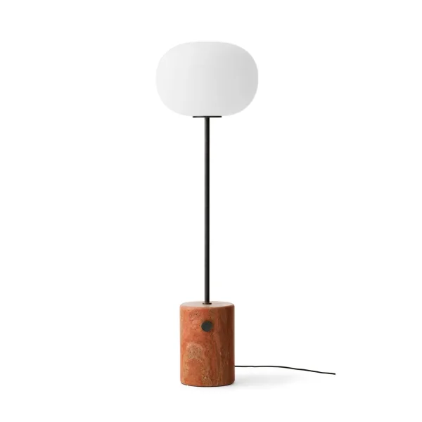 Audo Copenhagen JWDA floor lamp Red travertine