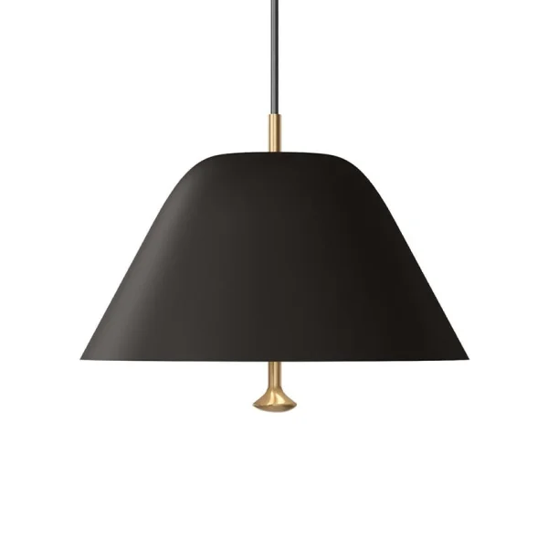 Audo Copenhagen Levitate pendant lamp Ø28 cm black-brass