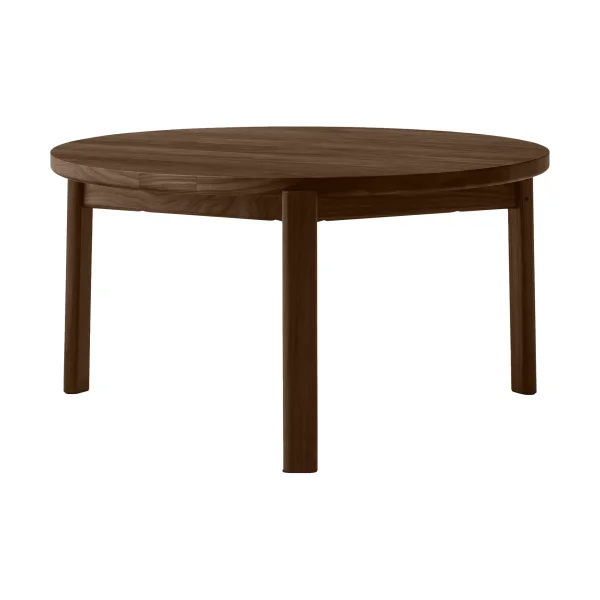Audo Copenhagen Passage coffee table Dark-stained oak, Ø70 cm