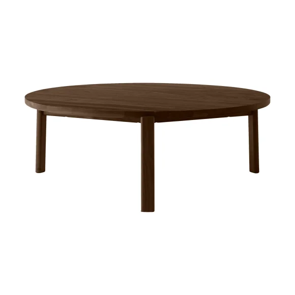 Audo Copenhagen Passage coffee table Dark stained oak, Ø90 cm
