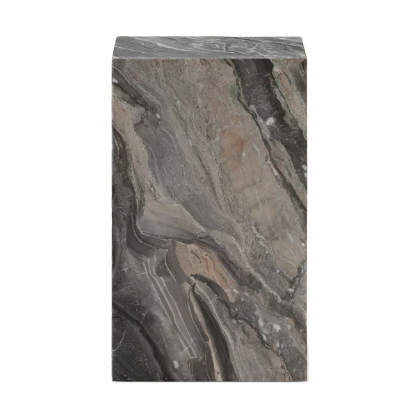 Audo Copenhagen Plinth tall sidetable 30x30x51 cm Grey galaxy