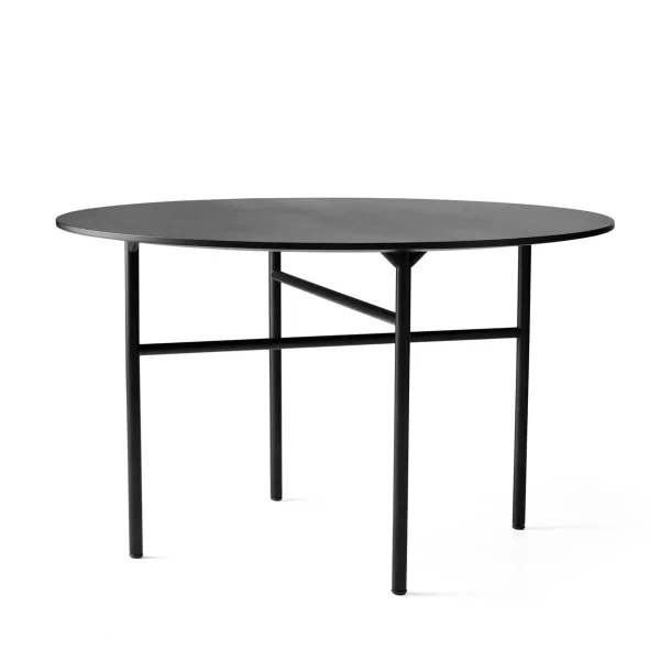 Audo Copenhagen Snaregade table round Black. Ø120 cm