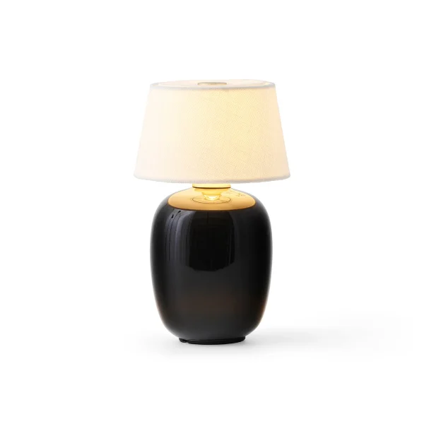 Audo Copenhagen Torso table lamp portable Black