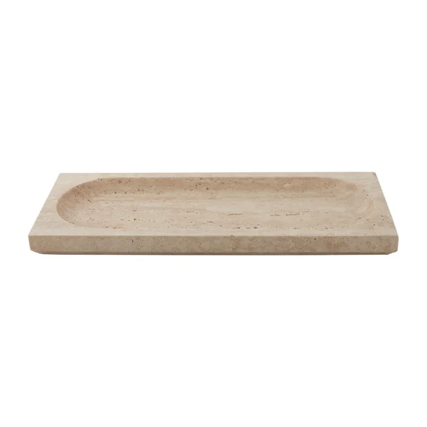 AYTM Regina saucer travertine 16x40 cm