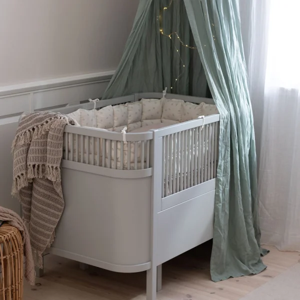 Baby & Junior Cot Bed in Stone Grey by Sebra PRE-ORDER