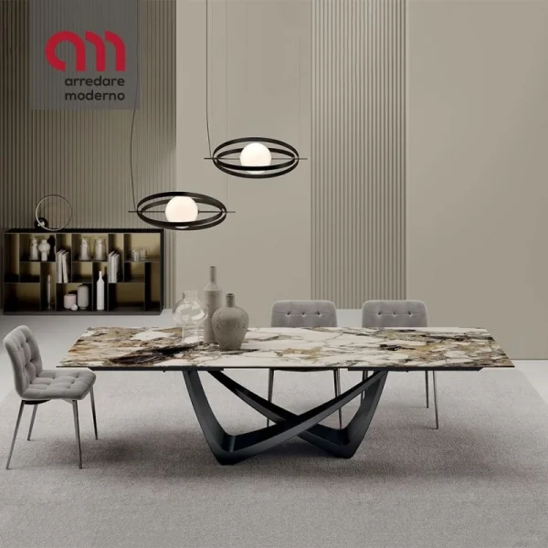 Bach Bontempi Casa fixed rectangular table