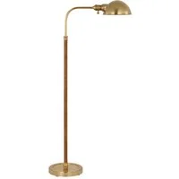 Basden Floor Lamp, Light, Brass - Andrew Martin