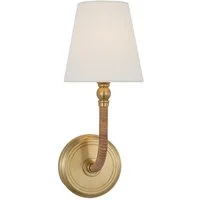Basden in Rattan, Light, soft brass/Brass - Andrew Martin