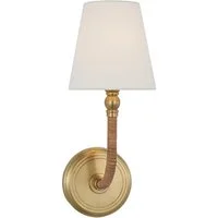 Basden Wall Light, Light, soft brass/Brass - Andrew Martin