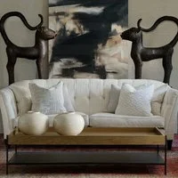 Basil Sofa Custom, Loveseat, Custom Sofa - Andrew Martin