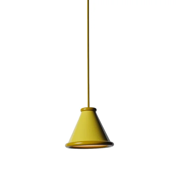 Belid Belle pendant Ø15 cm Zinc yellow-honey yellow