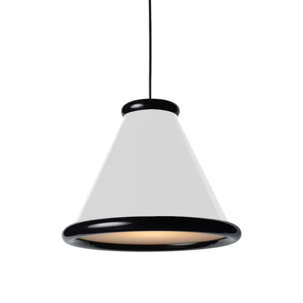 Belid Belle pendant Ø36 cm Glossy white-glossy black