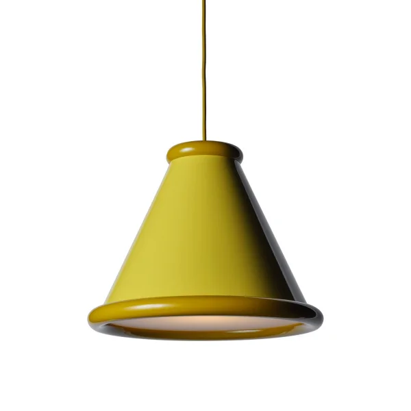 Belid Belle pendant Ø36 cm Zinc yellow-honey yellow