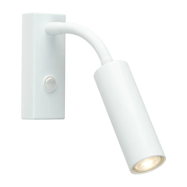 Belid Cato Slim wall lamp flexarm Matt white