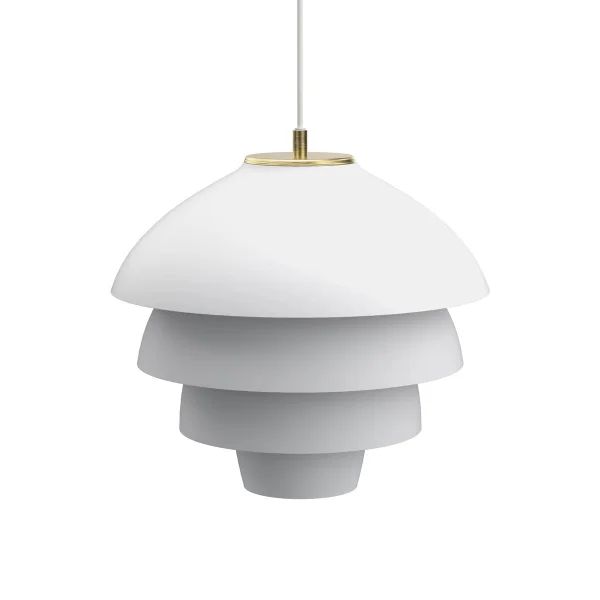 Belid Valencia pendant lamp Ø42 cm Matt white - brass