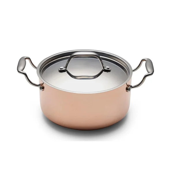 Blomsterbergs Blomsterbergs pot with lid 3 L Copper