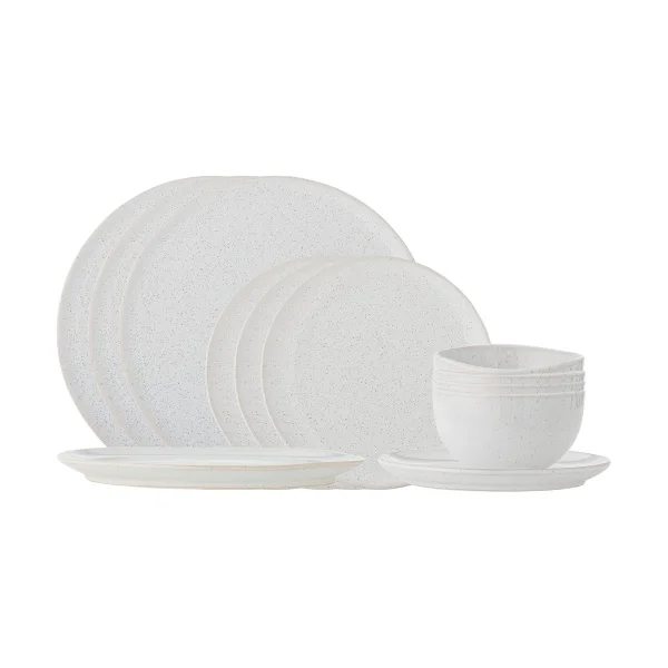 Bloomingville Addison dinnerware set 12 pieces White