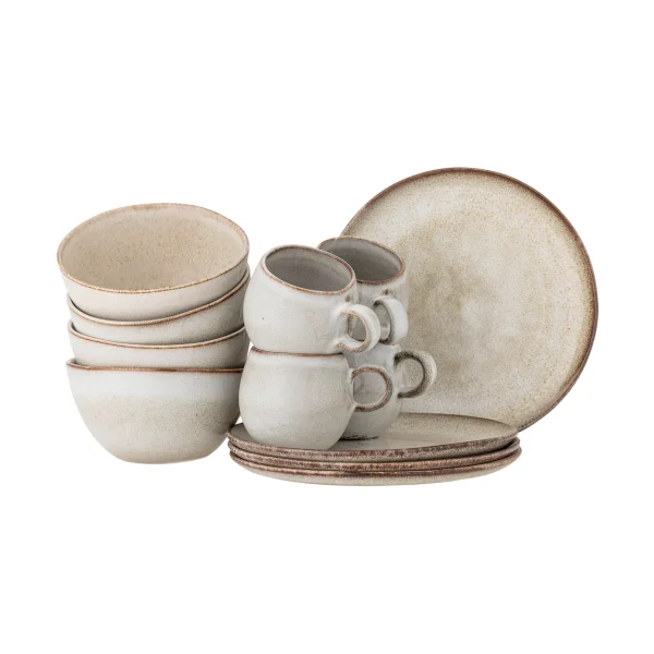 Bloomingville Sandrine breakfast set 12 pieces Natural