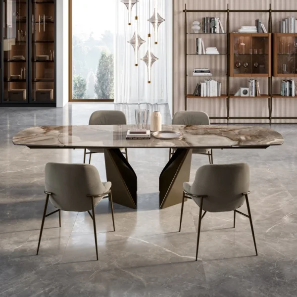 Bontempi Casa Kaleido Barrel Extending Table
