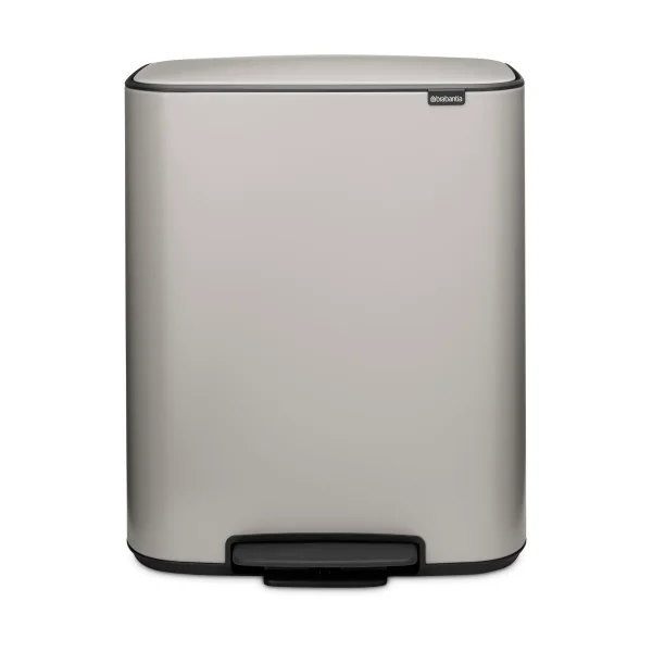 Brabantia Bo pedal bin 2x30 L Soft grey