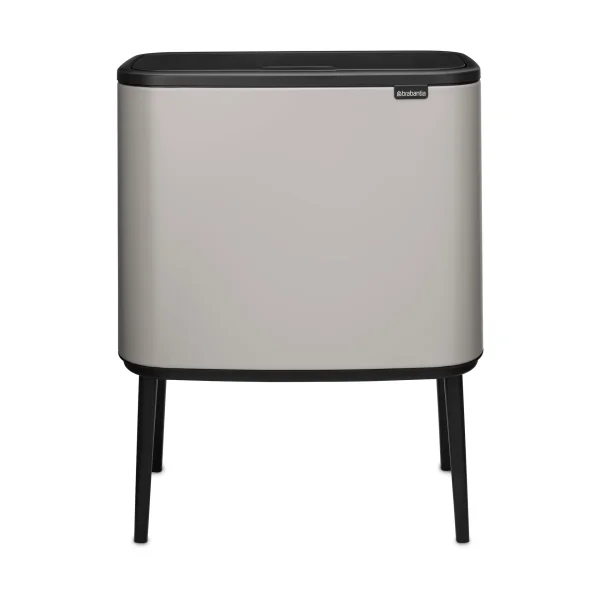 Brabantia Bo touch bin 11+23 litre Soft grey