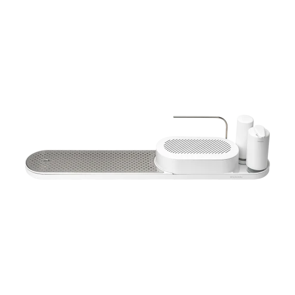 Brabantia SinkStyle sink organiser set 4 pieces Mineral Fresh White