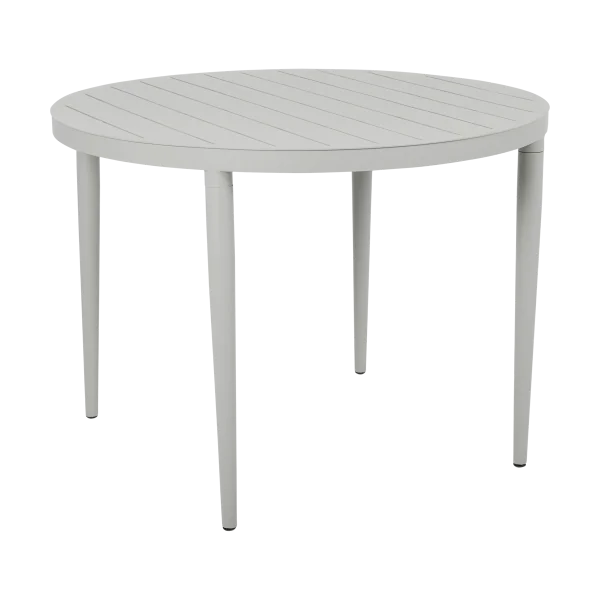 Brafab Bigby dining table round Light grey Ø100 cm