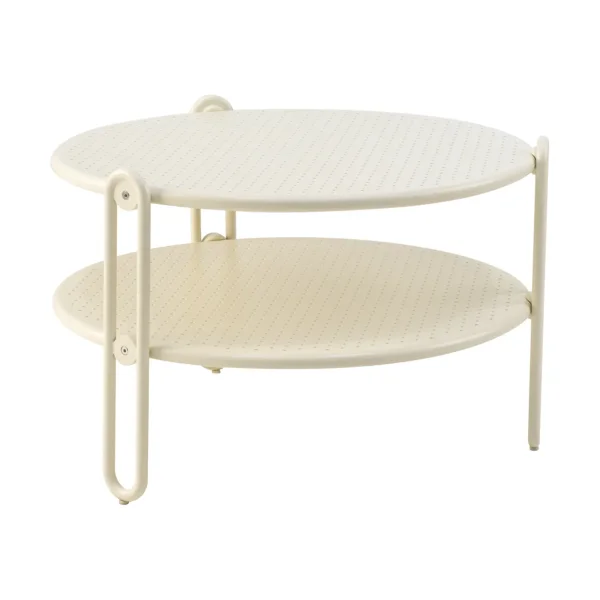 Brafab Blixt coffee table Pearl white, Ø65 cm