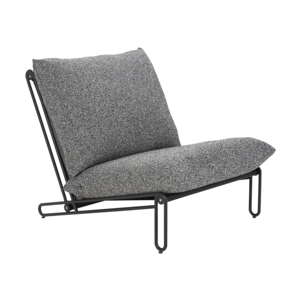 Brafab Blixt lounge armchair Black-teddy ant