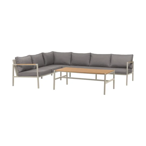 Brafab Cap sofa group Light grey-grey, 6-seater