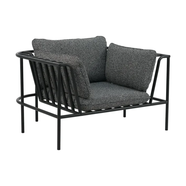 Brafab Collier armchair Black-teddy ant