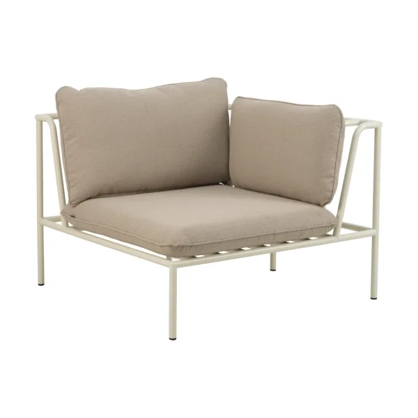 Brafab Collier sofa module Pearl white-teddy beige, corner