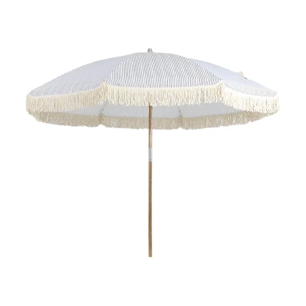 Brafab Gatsby parasol Grey stripe, Ø256 cm