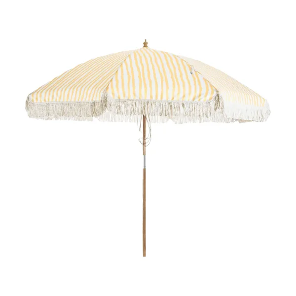 Brafab Gatsby parasol Yellow stripe, Ø256 cm