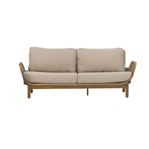 Brafab Lily sofa Twist straw-plush wheat, 2.5-seater