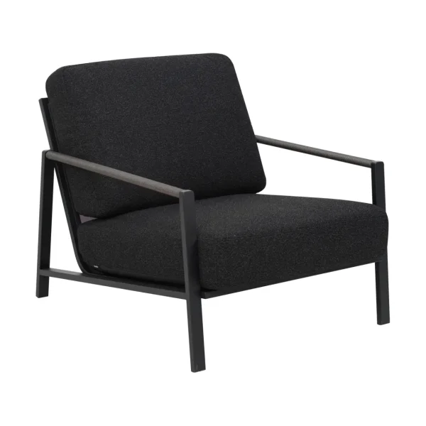 Brafab Lyra armchair Black-teddy black