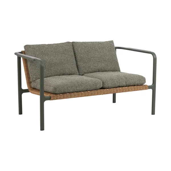 Brafab Motty sofa Nordic green-teddy verde, 2-seater