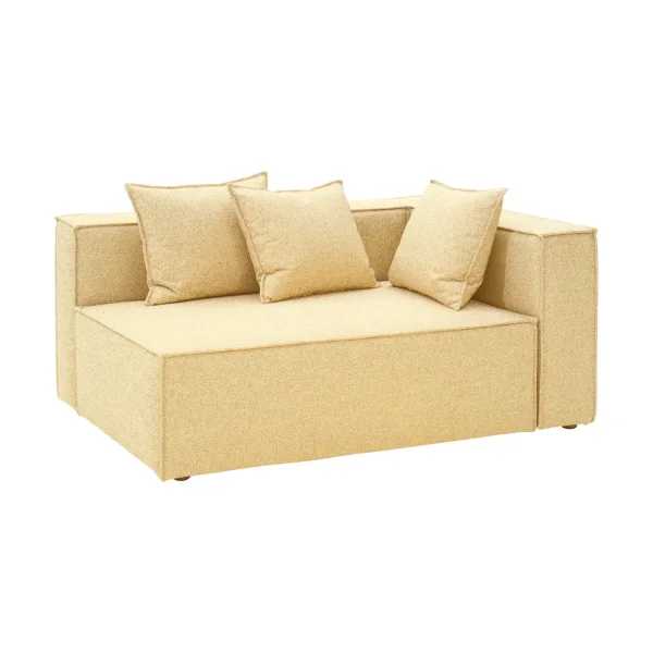 Brafab Muki sofa module Corn, left end module