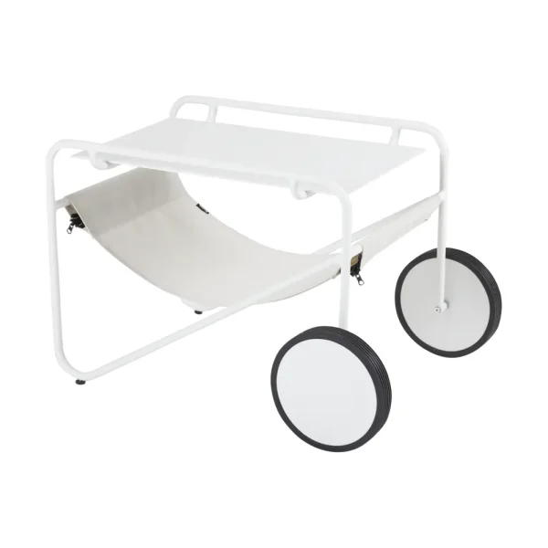 Brafab Poul Table side table White-off white, 72x44 cm