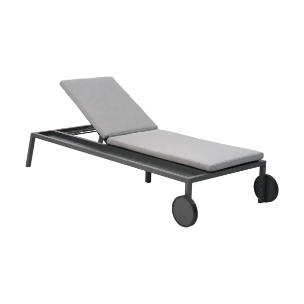 Brafab Samvaro chaise lounge 218x92 cm Anthracite-pearl grey