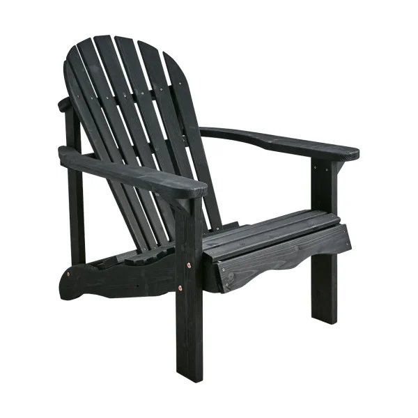 Brafab Skule deck chair Black pine