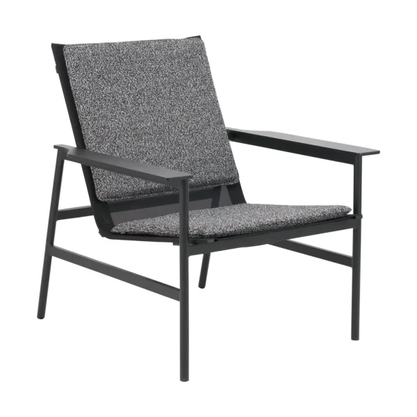 Brafab Soro lounge armchair Black-teddy ant