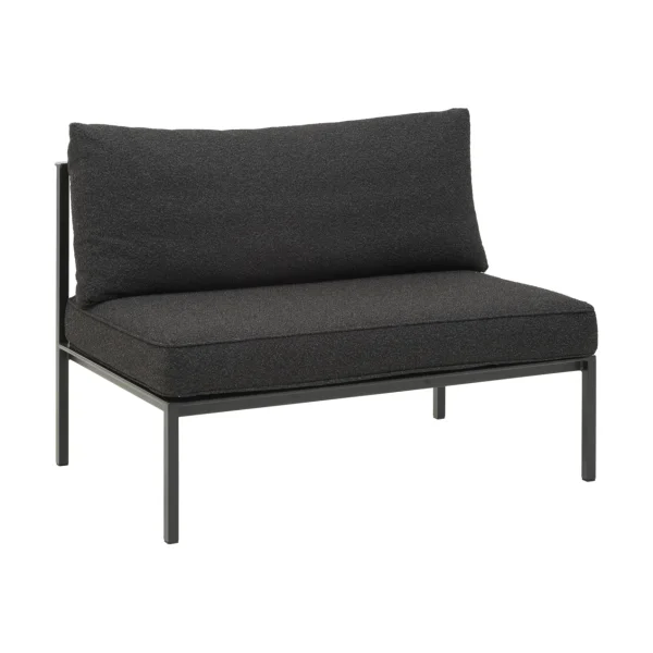 Brafab Upper modular sofa Black-teddy black, middle section