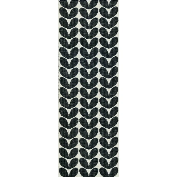 Brita Sweden Karin rug black 70 x 200 cm