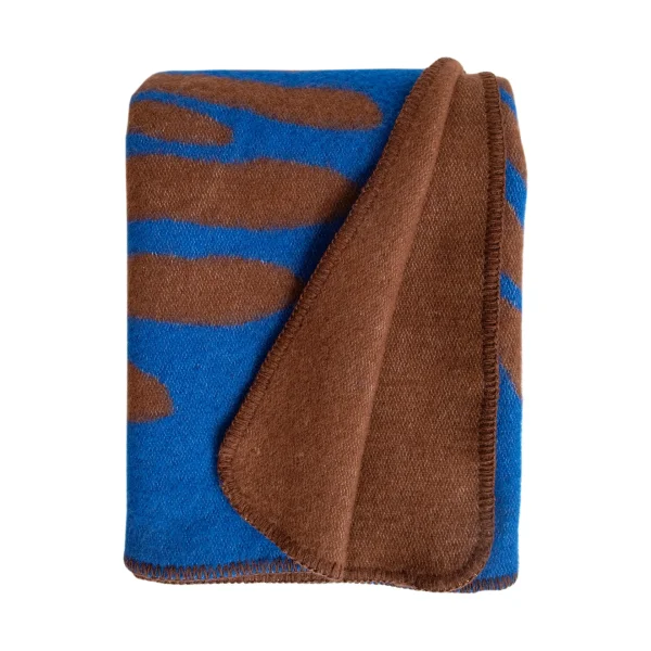 Brita Sweden Pine blanket Blue, 180x130 cm