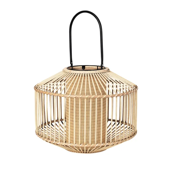 Broste Copenhagen Flax lanterna bamboo large