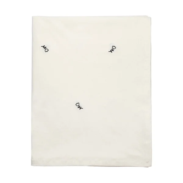 Broste Copenhagen Mai tablecloth 160x200 cm, black-off white