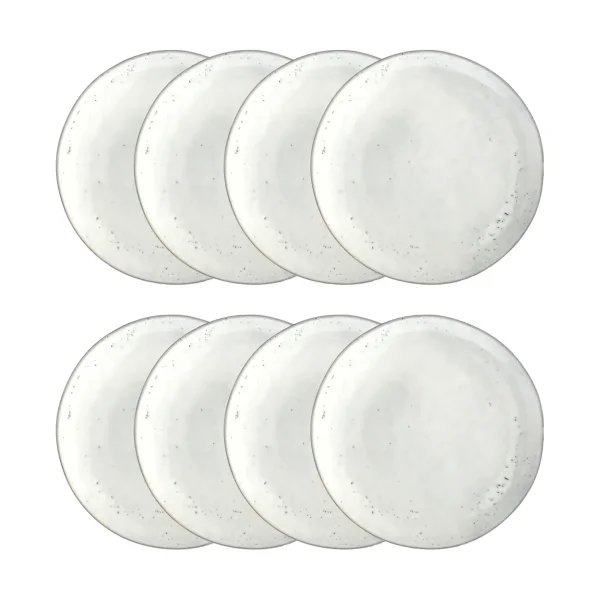 Broste Copenhagen Nordic Sand plate Ø26 cm 8-pack