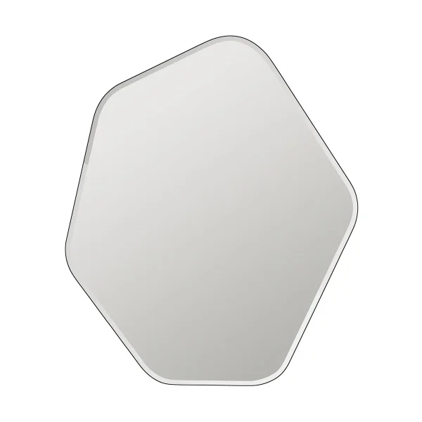Broste Copenhagen Ruby wall mirror 60x50 cm Clear-black