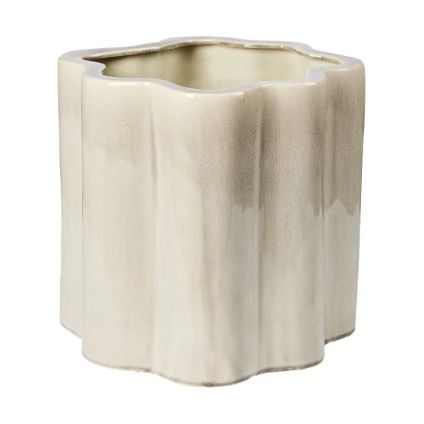Broste Copenhagen Sonja flower pot H:36 cm Rainy Day Grey
